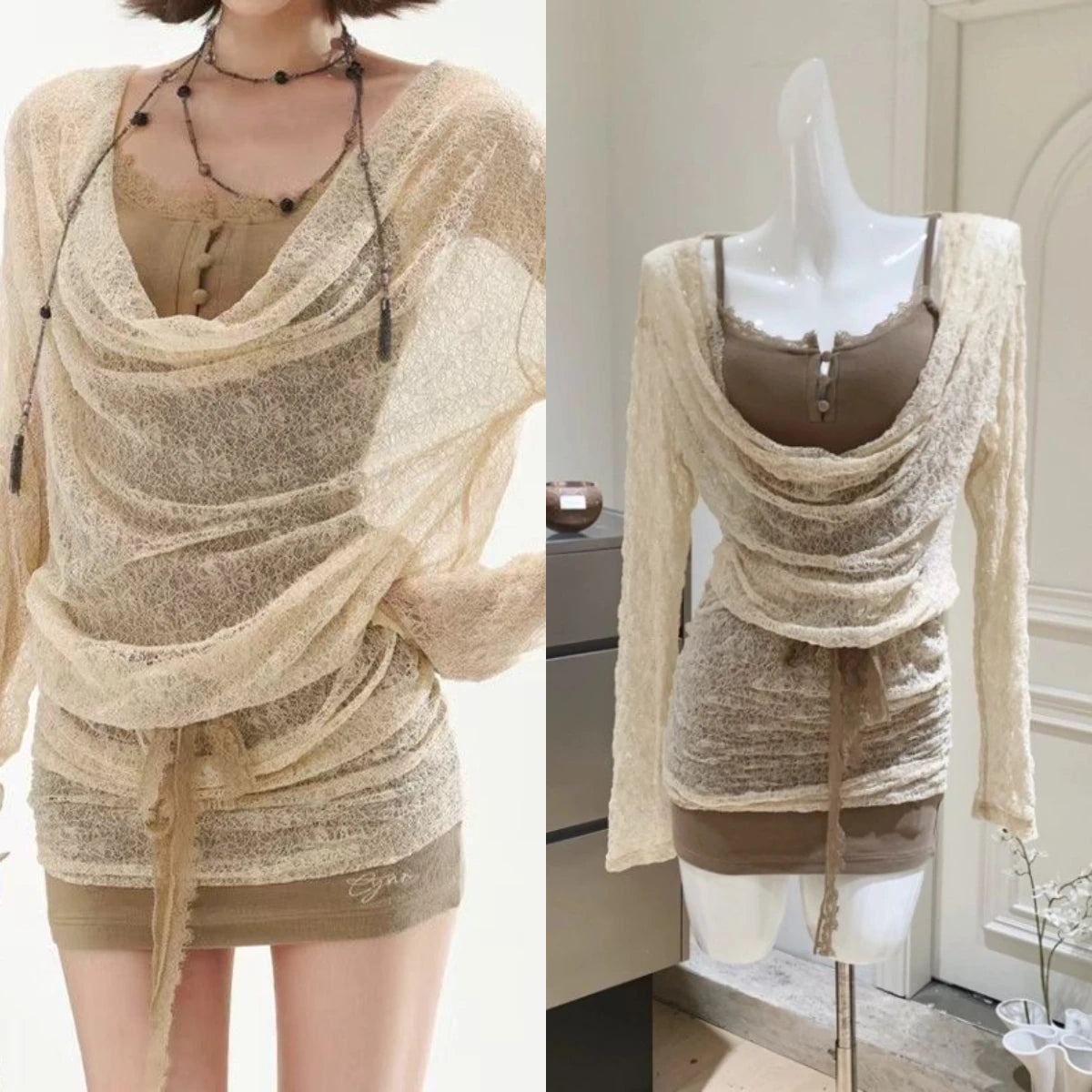 Conjunto de camiseta de dos piezas
