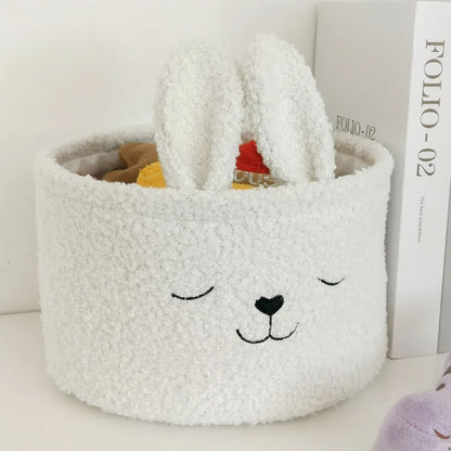 Soft Plush Sundries Storage Basket