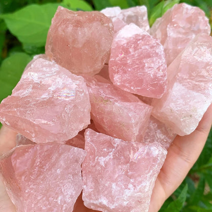Natural Rose Quartz Raw Stone