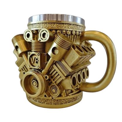 3D Unique Car Engine Coffee Cup
