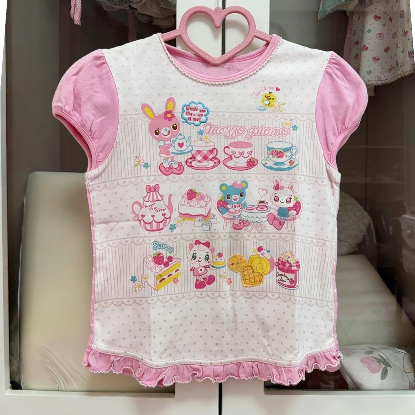 Sweet Kawaii Print Blouse
