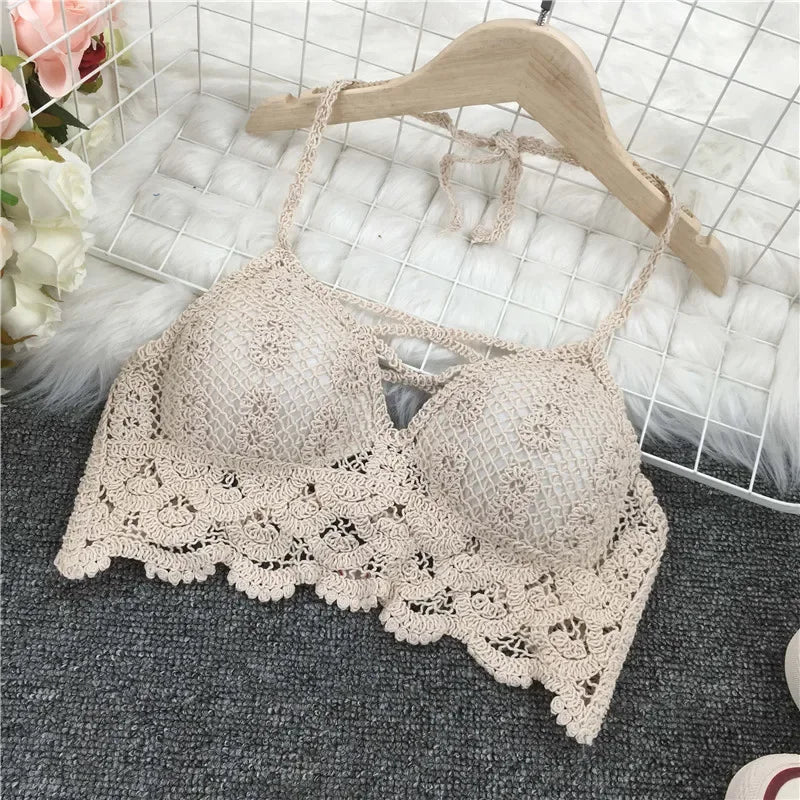 Top de tirantes finos HollowTassel