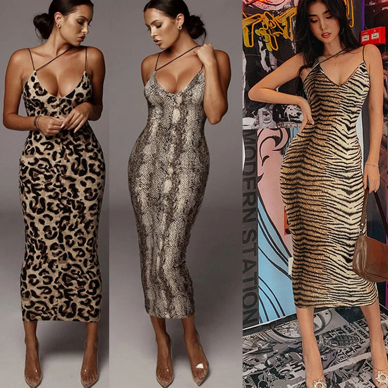 Vestido sin tirantes escotado en V y sin espalda