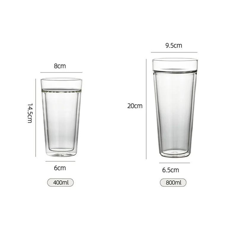Double Wall Glass Coffee Mug