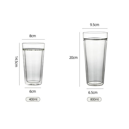 Double Wall Glass Coffee Mug