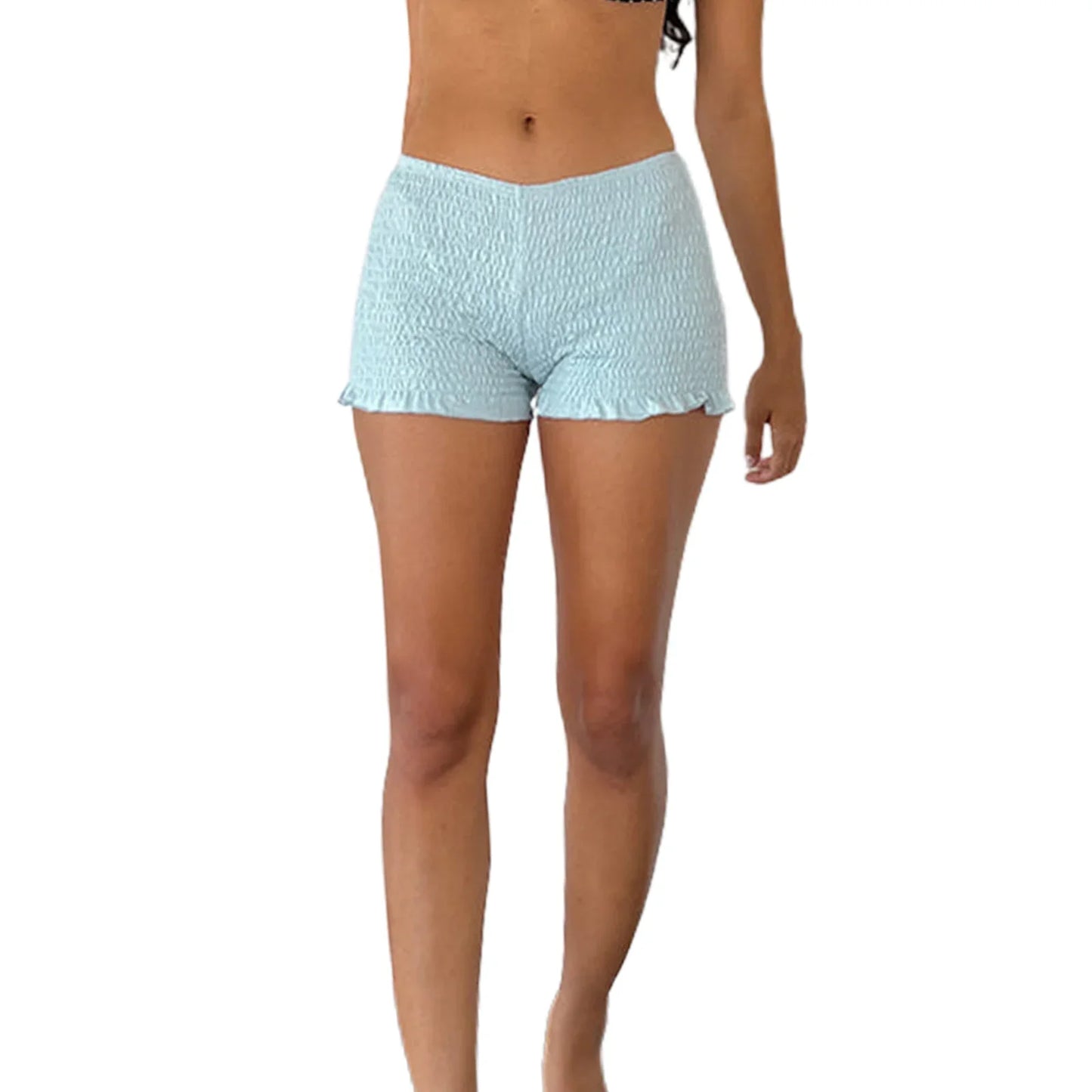 Microshorts con volantes con volantes