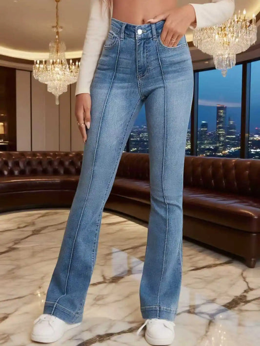 Stretch Flared Jeans