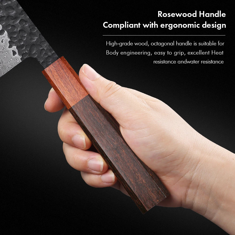 5" Japanese Classic Hand Forged Santoku Knife