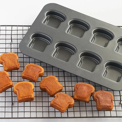8 Cavity Toast Molds