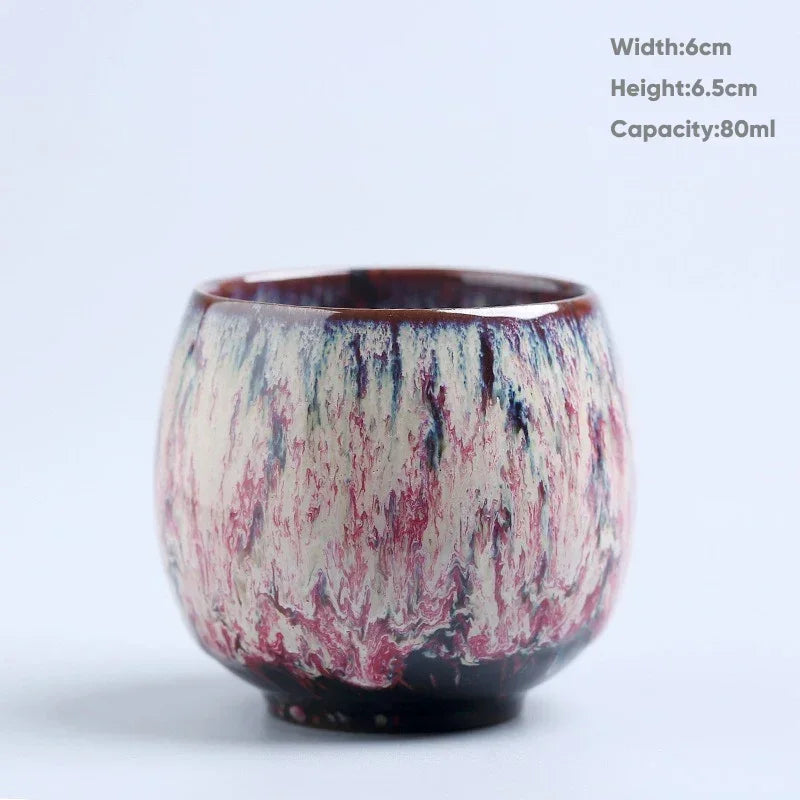 Kiln Change China Ceramic Tea Cup