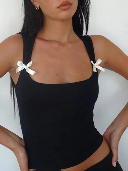 Bow Tie-Up Tank Top