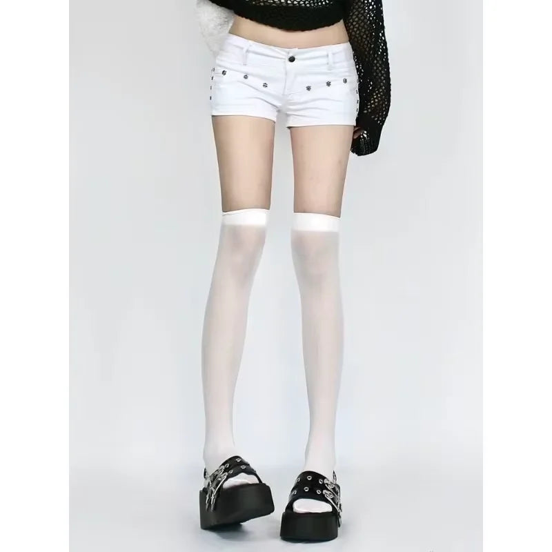 Low Rise Jean Shorts