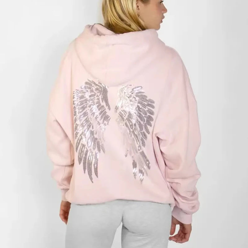 Wings Beads Sweatshirt