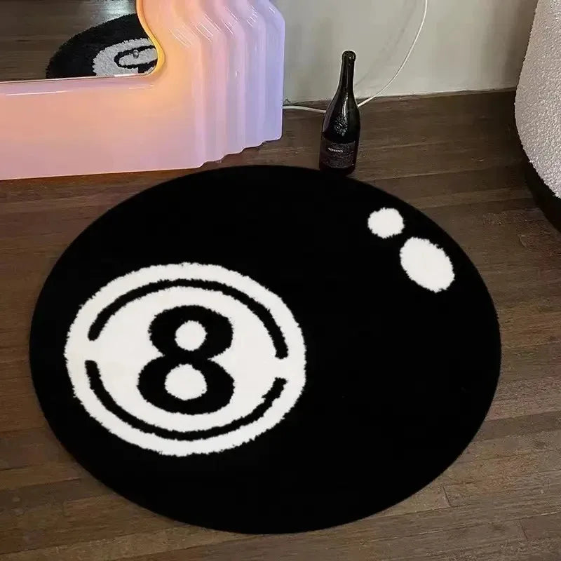8-Ball Round Pile Carpet