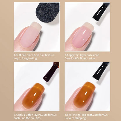 RSNAIL 10g Jelly Amber Gel Nail Polish
