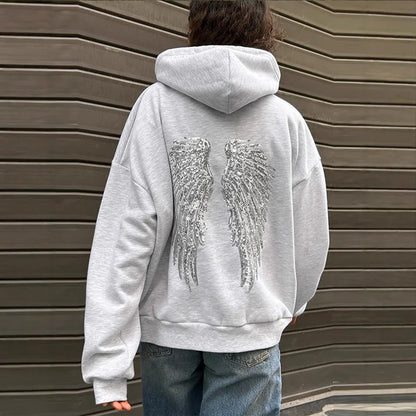 Wings Beads Sweatshirt