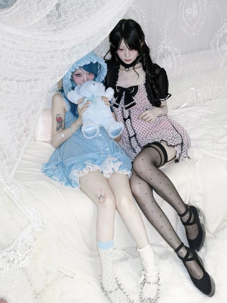 Conjunto de Vestido de Lunares