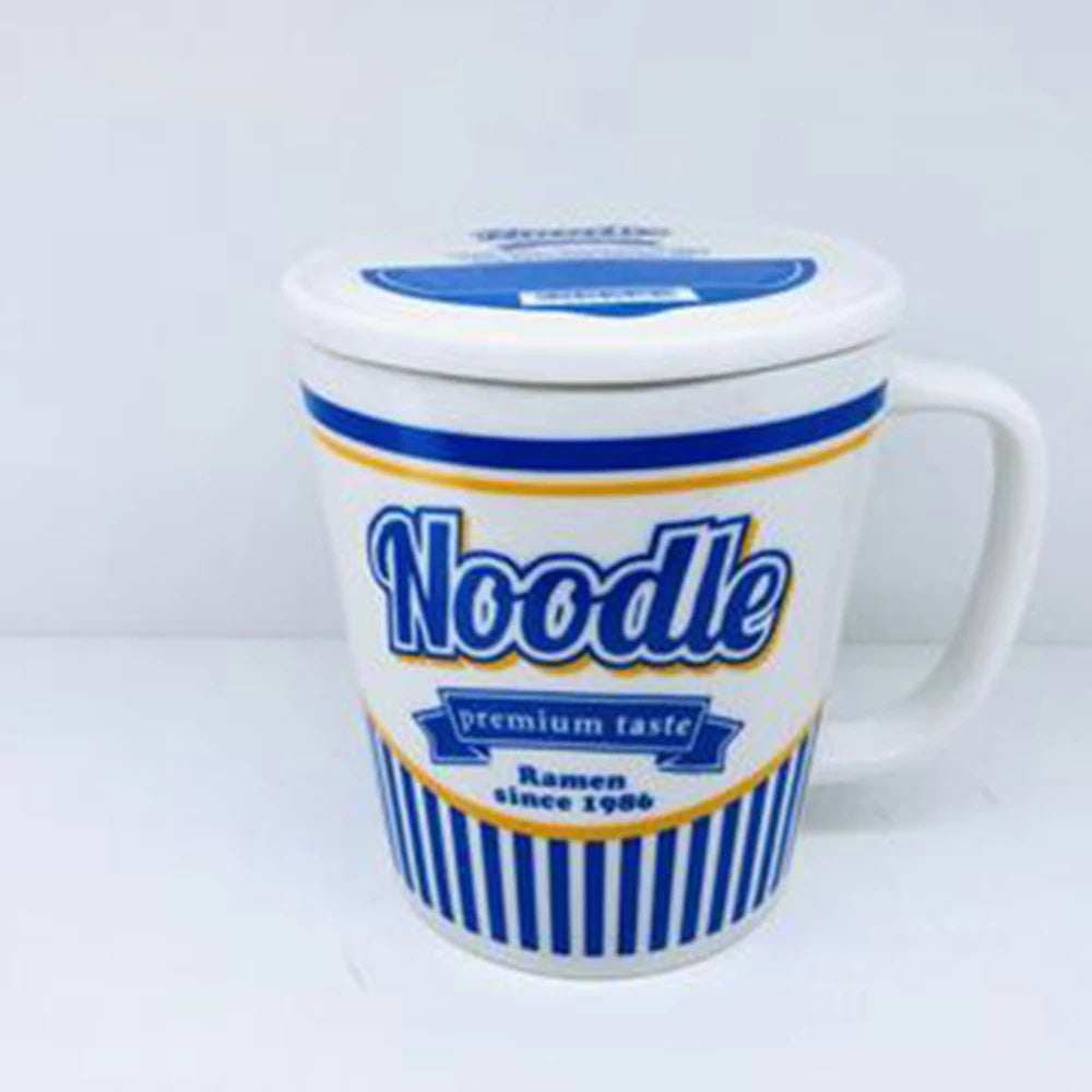 Cup Noodle-shaped Mug with Lid