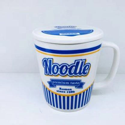 Cup Noodle-shaped Mug with Lid