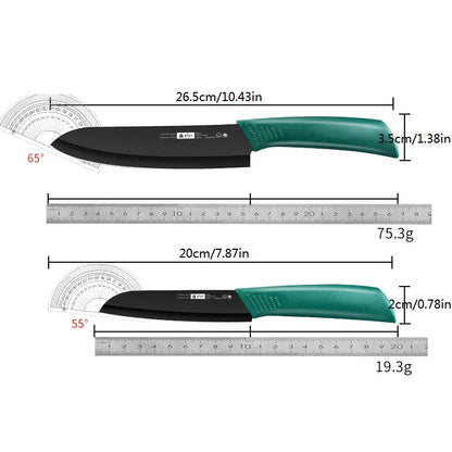 Stainless steel sharp fruit knife chopping board set