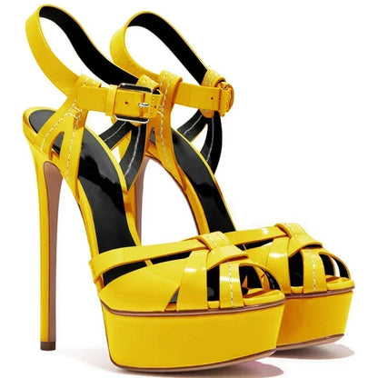 Stiletto High Heel Strappy Sandals