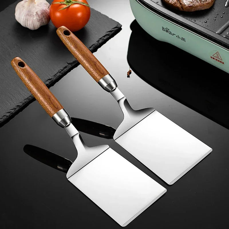 Stainless Steel Square Head Cooking Spatula