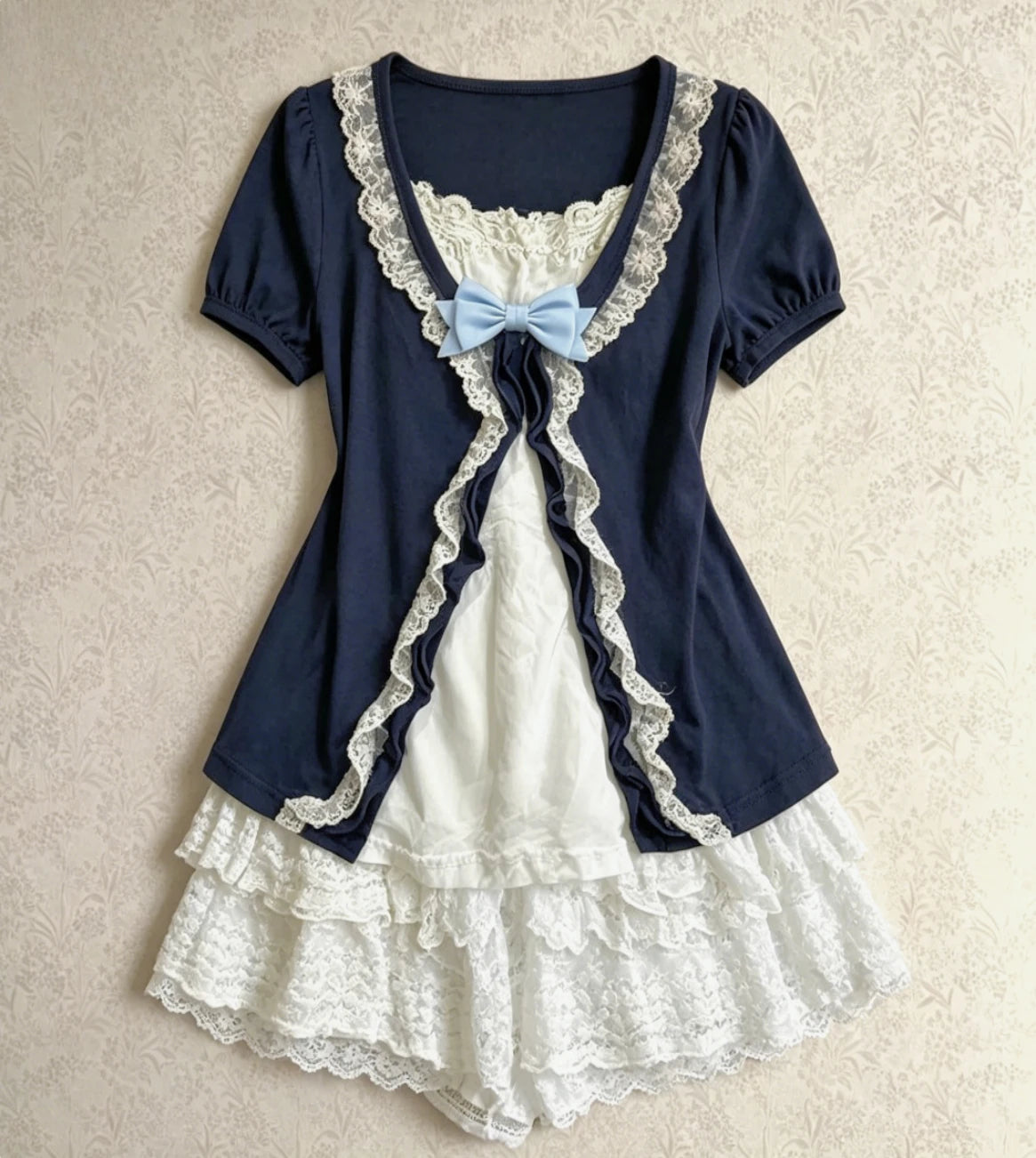 Conjunto de falda de 2 piezas