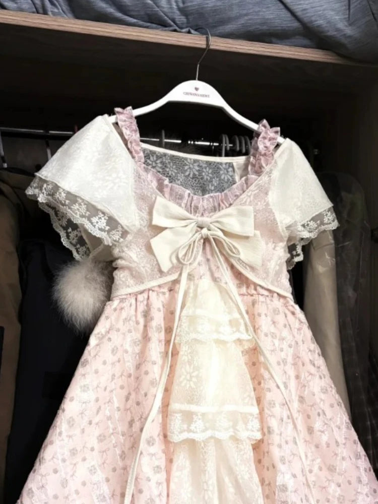 Conjunto de vestido de encaje