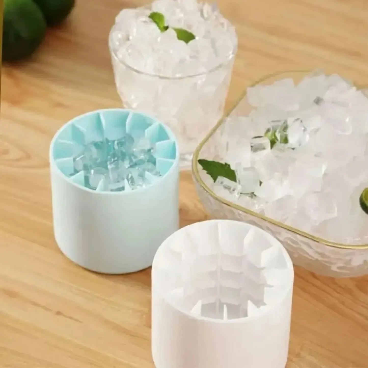 Food grade silicone cylindrical ice tray