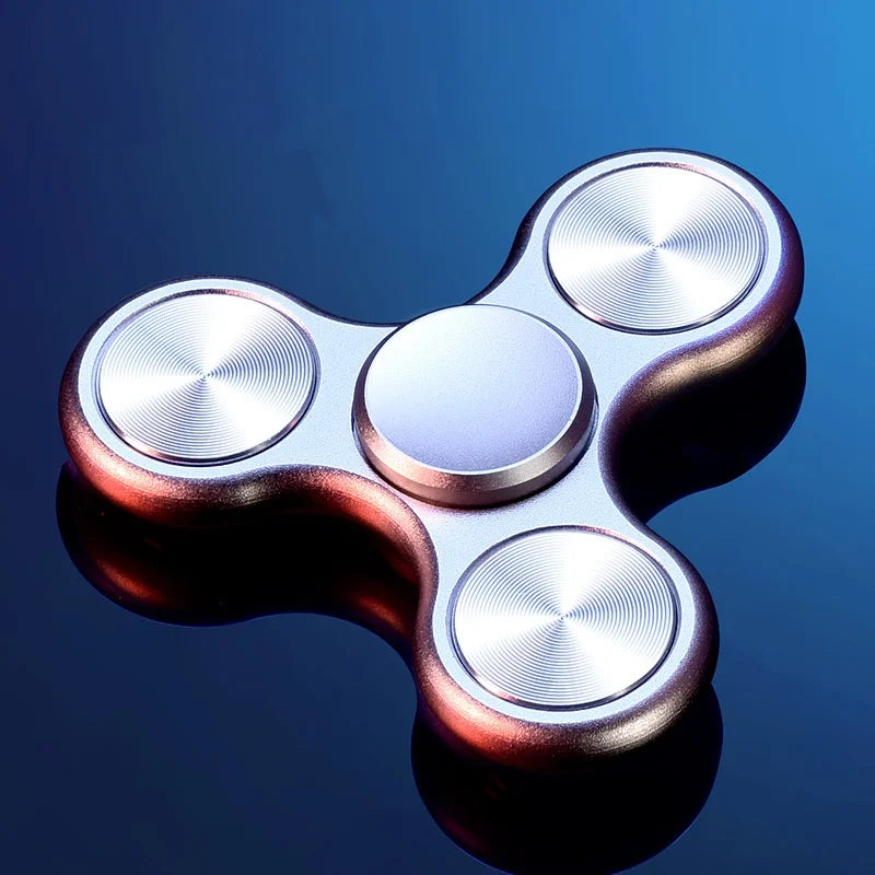 Aluminum Alloy Three-Leaf Fidget Spinner