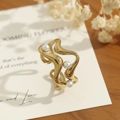 Irregular Stainless Steel Ring
