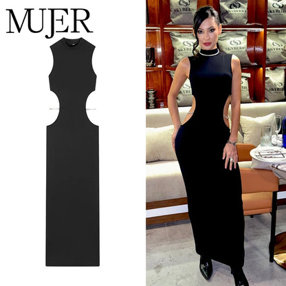 Cut out Long Dress