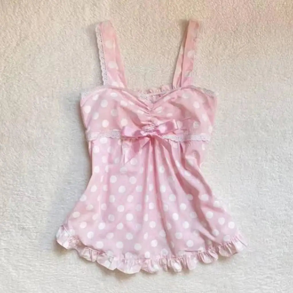 Camiseta sin mangas con cuello halter y encaje