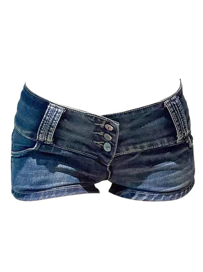 Low Rise Jean Shorts