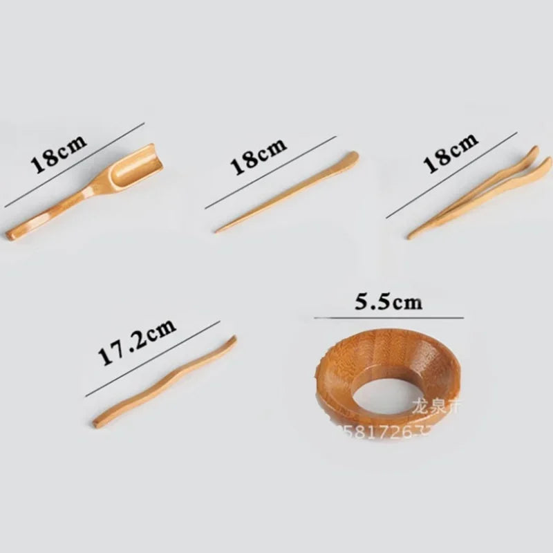 5 Pcs/set Kongfu Tea Ceremony Utensils Set