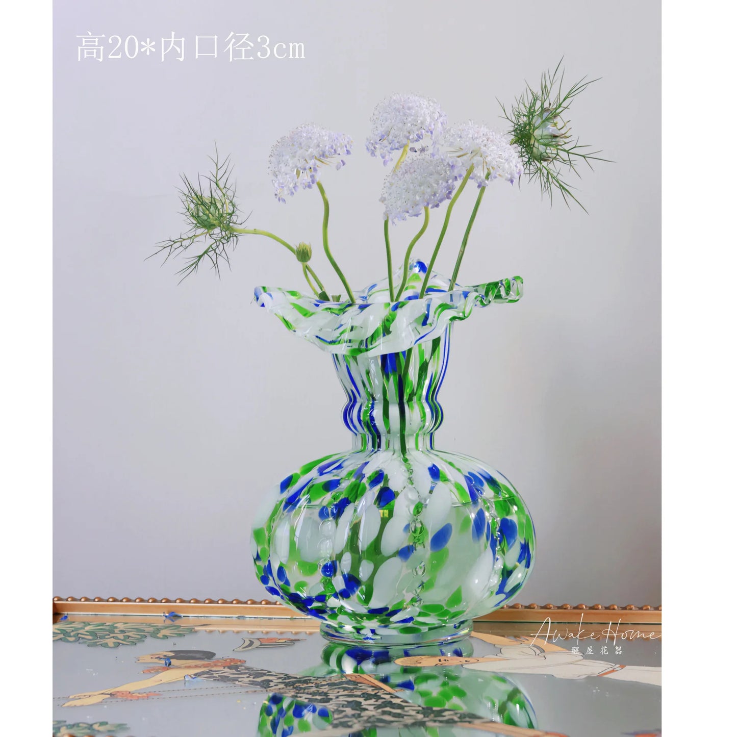 Fresh Water Chestnut Lotus Vase