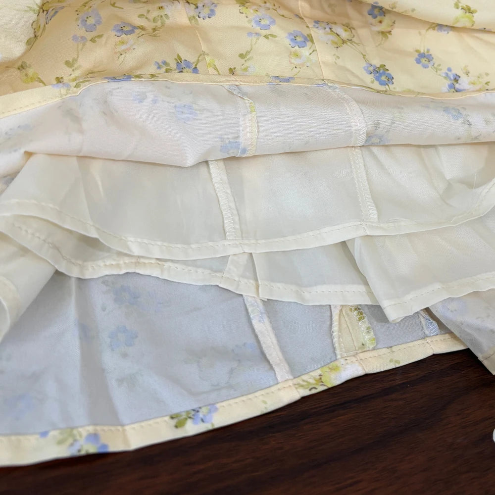 Minivestido con estampado floral y tirantes finos para mujer Suninbox, para vacaciones, pícnic, fiesta, vestidos bonitos e informales para mujer
