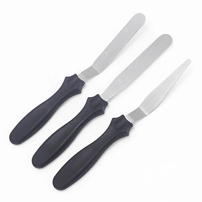 3Pcs Cake Cream Spatulas Set