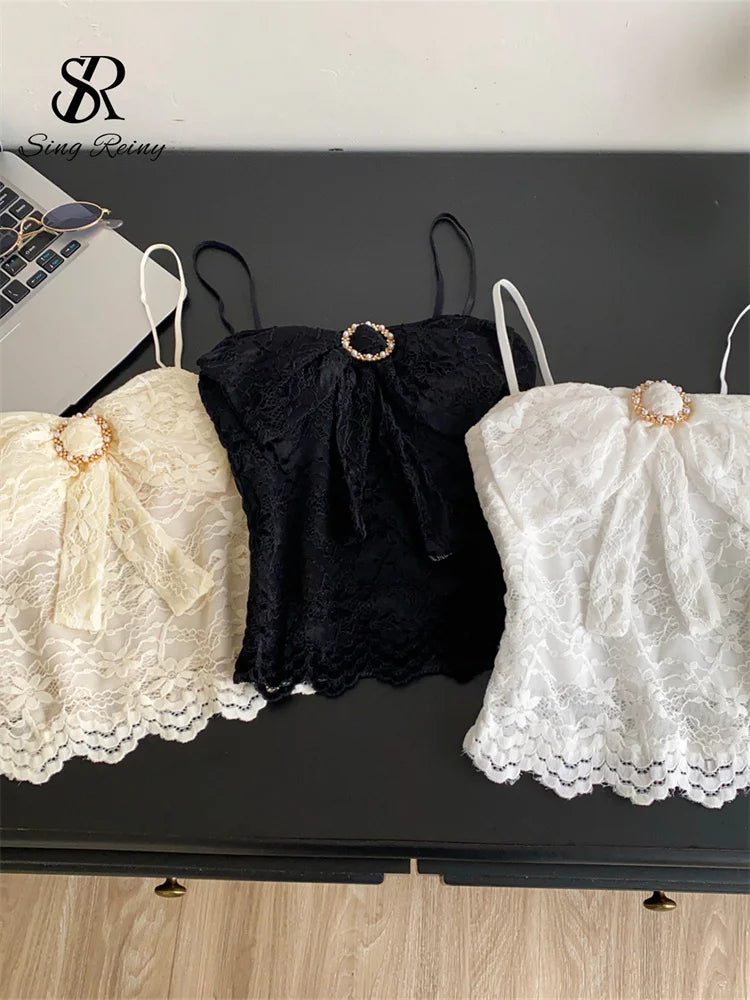 Lace Bow Luxury Camisole