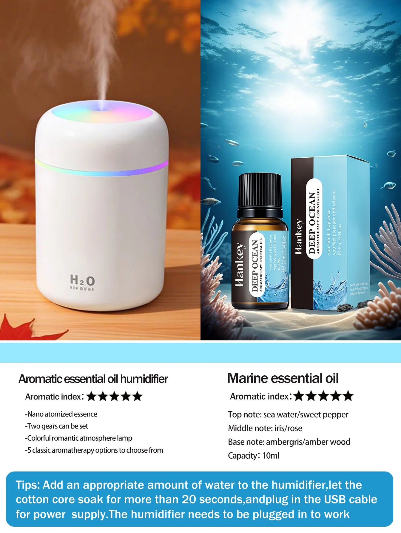 Difusor de aromaterapia de 300 ml