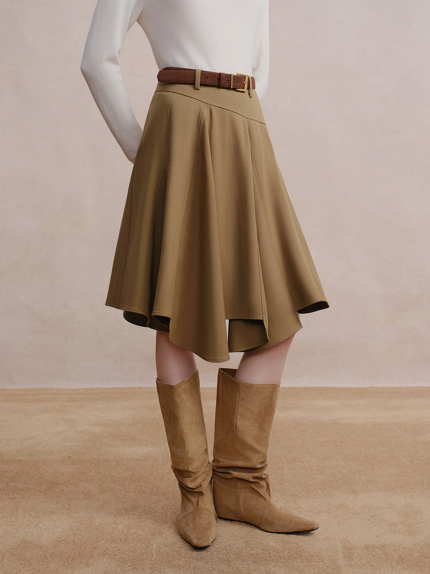 Irregular A-line Skirt