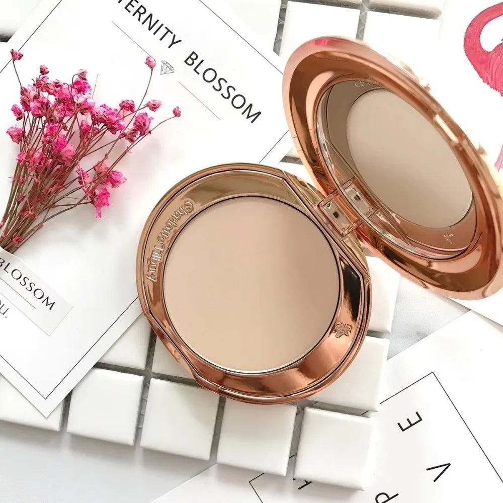 Charlotte Tilbury Set Pressed Powder Oil Control Matte High Gloss Face Repair Honey Powder Celebrity Same Brand Makeup Products