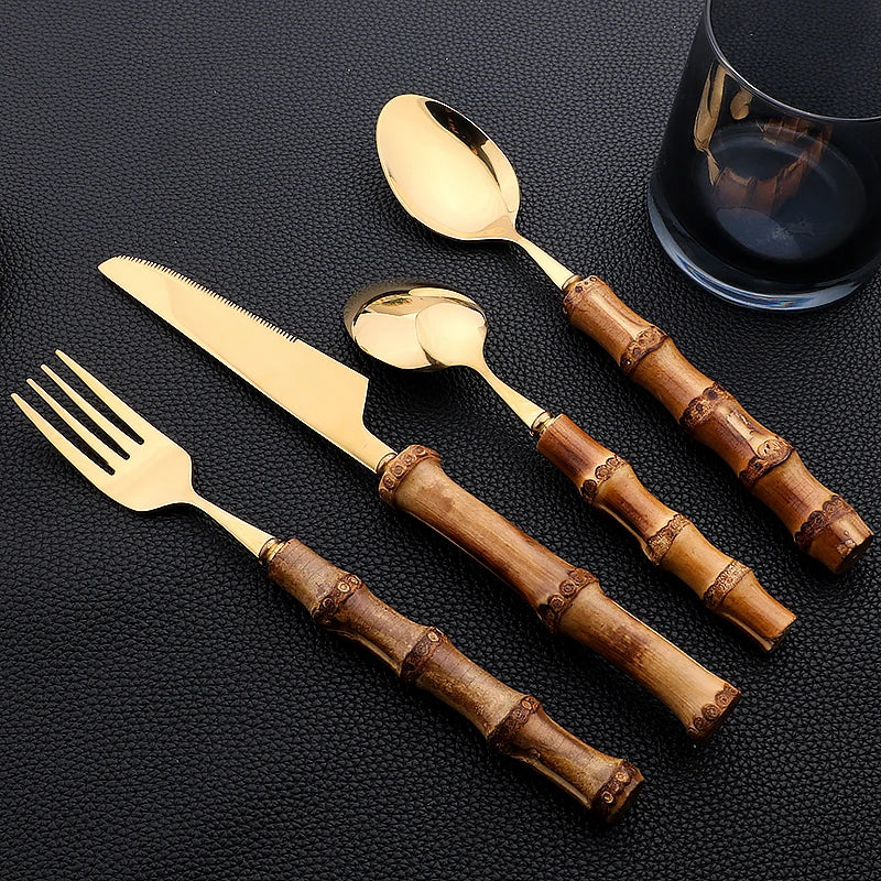 Gold Cutlery Set