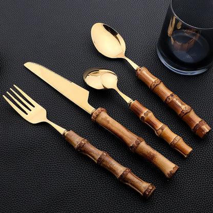 Gold Cutlery Set