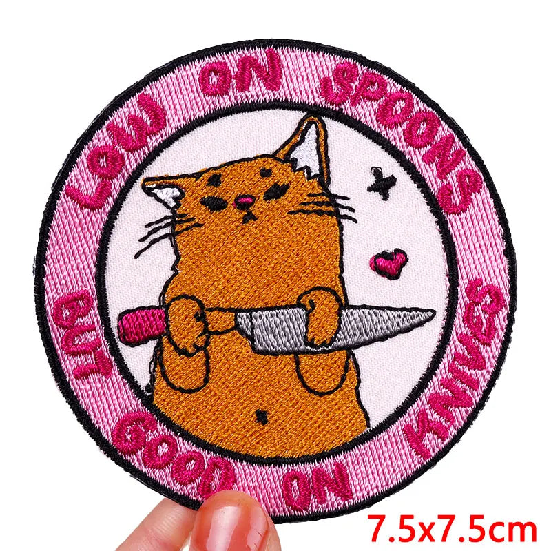Cat Embroidery Patch