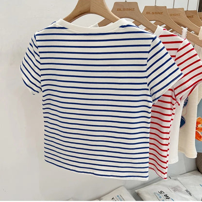 Short Sleeve Striped T-Shirt