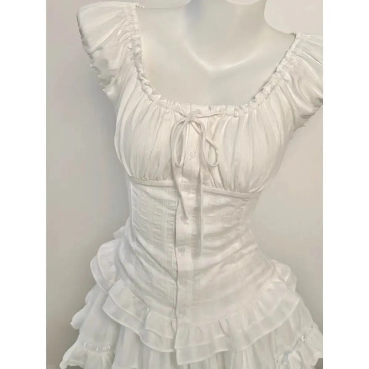 Ruffle Trim Blouse