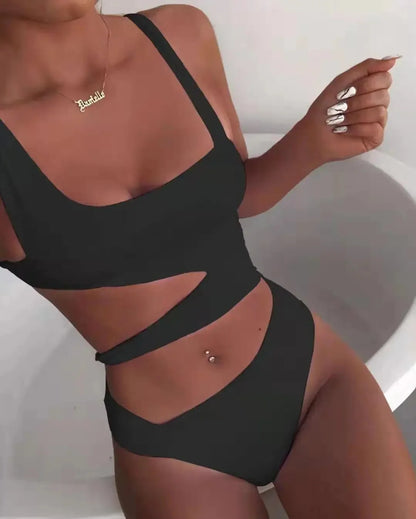 Hollow out Waist Design One Piece