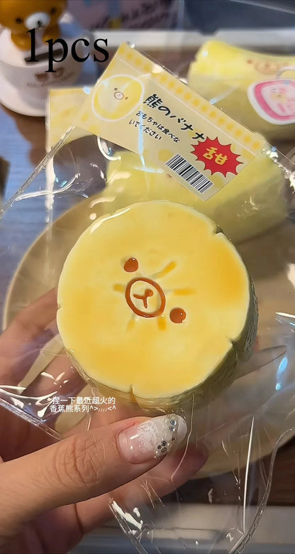Cute Cartoon Face Mushroom Squishy