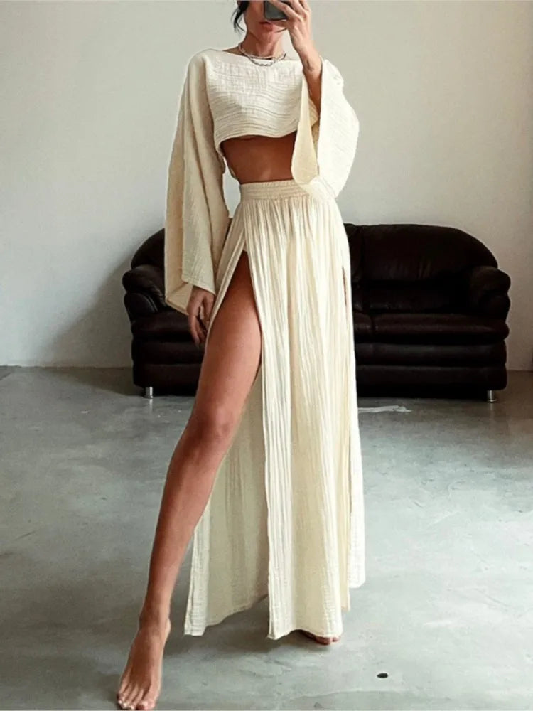 Conjunto de Falda Unicolor